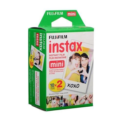 Fujifilm Instax Mini Twin Pack Instant Film - 20 Exposures for Mini 8/9/11/40/70/90 Cameras - Perfect for Parties, Travel & Scrapbooking