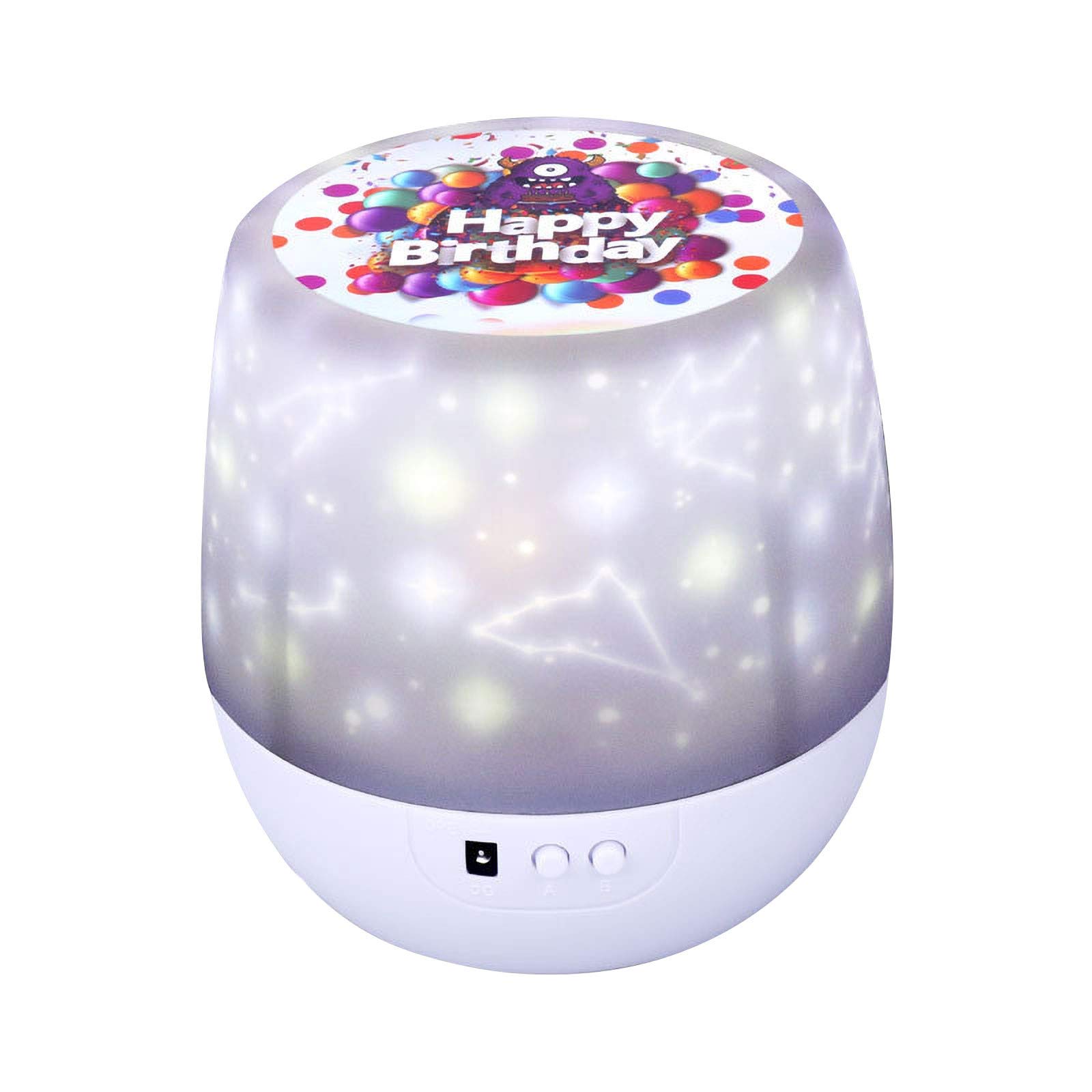 Aozhen DIY Color Clouds Night Light - LED Rotating Moon Projector Lamp for Kids & Adults | Dreamy Fun Bedroom Decor, Nursery Nightlight, Relaxing Mood Light for Sleep & Meditation (One Size)