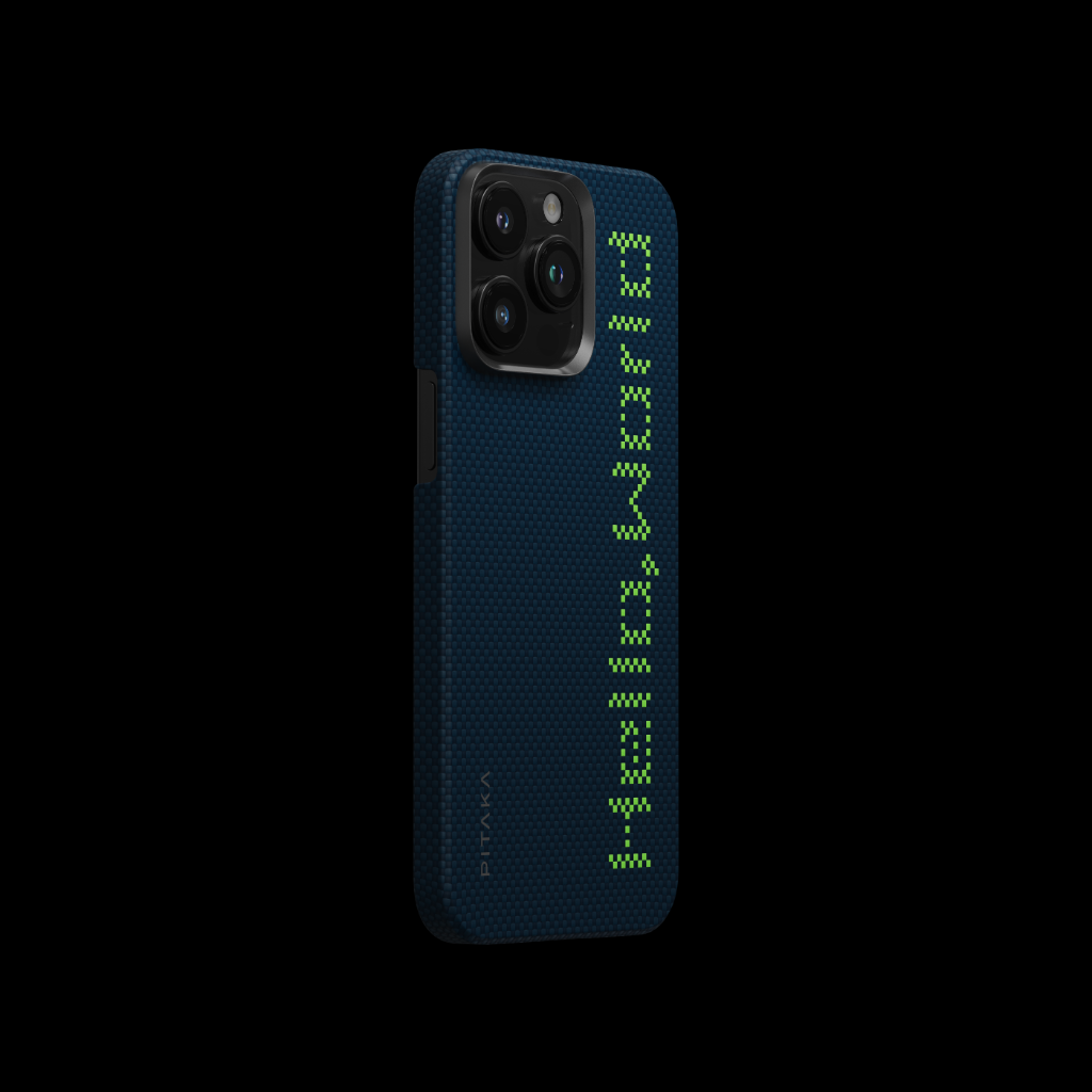 Hello World Luminous Phone Case - Glow in The Dark Protective Cover for iPhone & Android - Perfect for Nighttime Use, Concerts, and Outdoor Adventures
