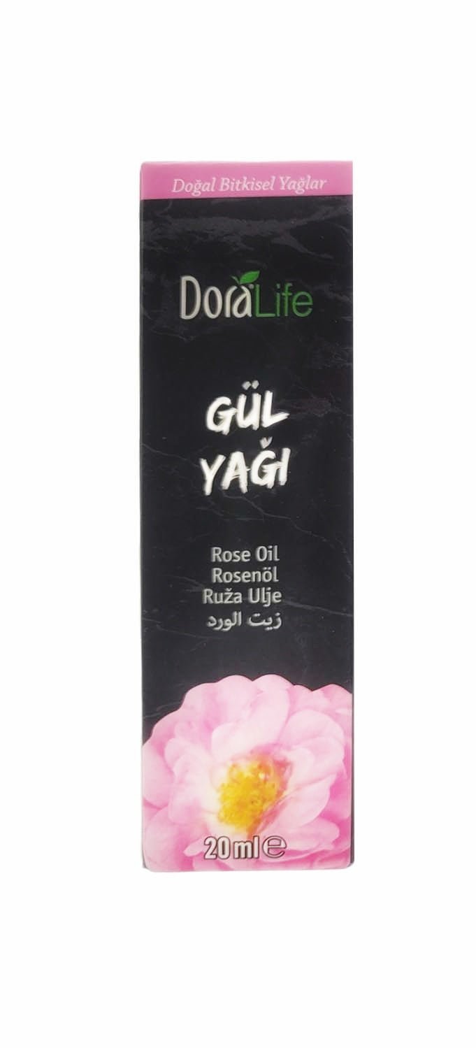 Pure Rose Essential Oil - 20ml for Aromatherapy, Skincare & Relaxation | Perfect for Diffusers, Massage & DIY Beauty Products