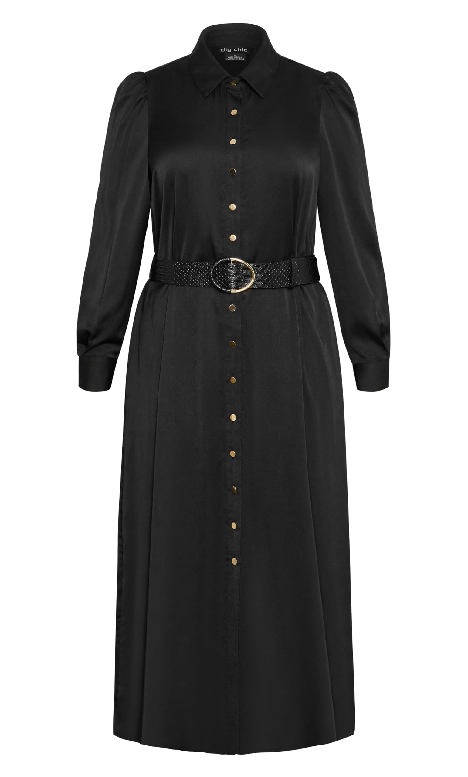 Plus Size Women's Norah Dress - Flattering A-Line Midi Dress for Casual & Office Wear | Comfortable & Stylish for Everyday Outfits