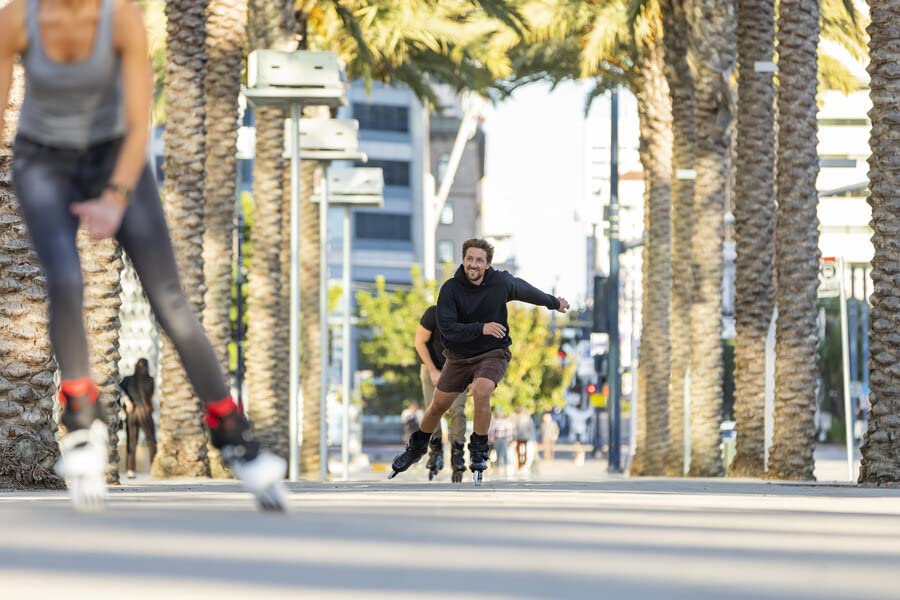 PS Next Core 100 Inline Skates Size 5.0-5.5 (EU 36-37) Black - Perfect for Fitness, Outdoor Rollerblading & Urban Skating Adventures