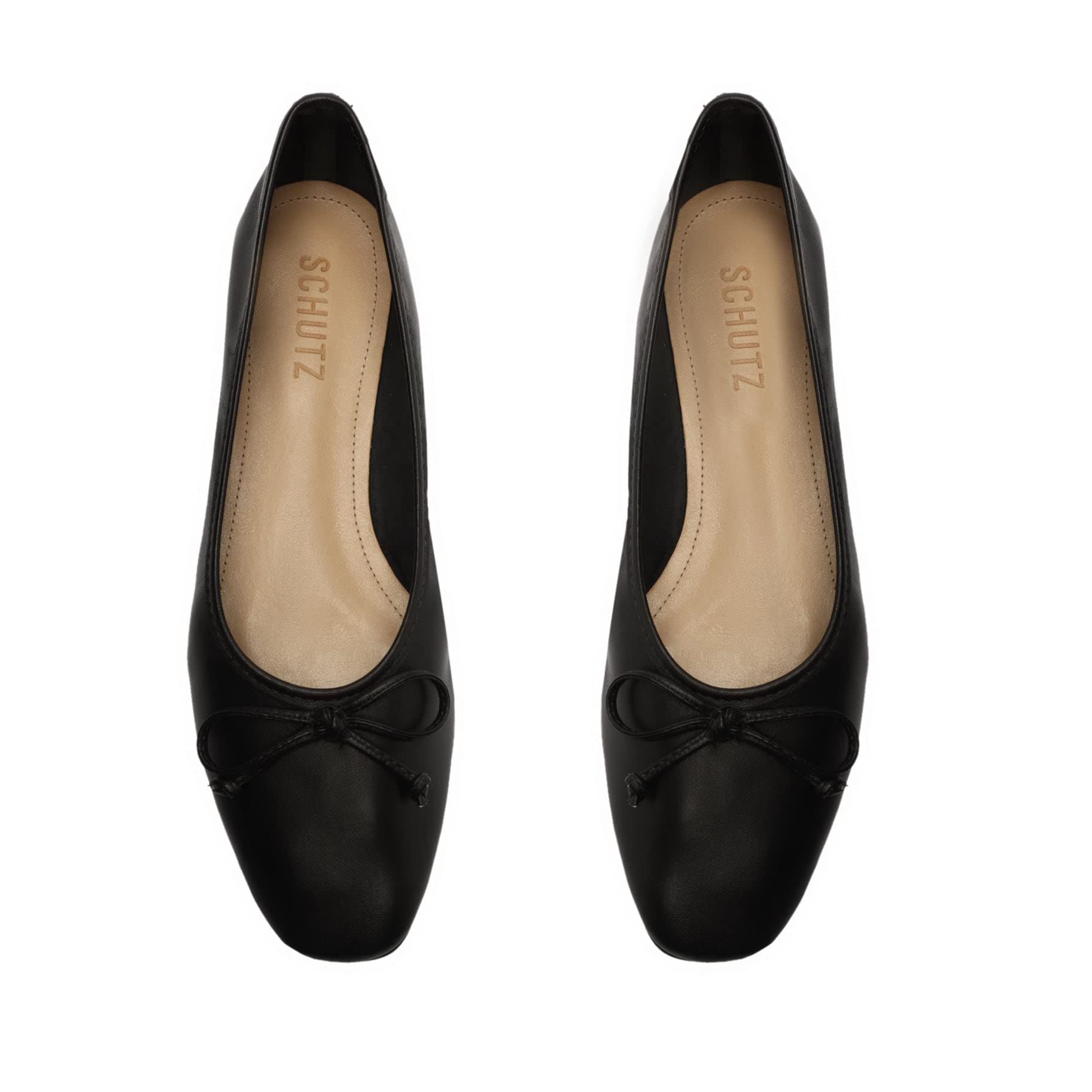 SCHUTZ Women's Arissa Comfortable Flats - Stylish & Lightweight Ballet Shoes for Work, Travel & Everyday Wear