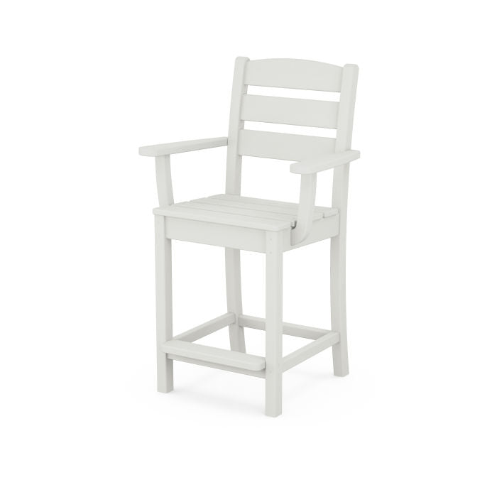 POLYWOOD Lakeside Counter Height Adirondack Chair - Durable Outdoor Bar Stool for Patio, Deck, Poolside & Lakeside Dining