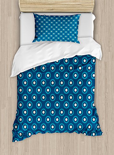 Dark Blue Teal White