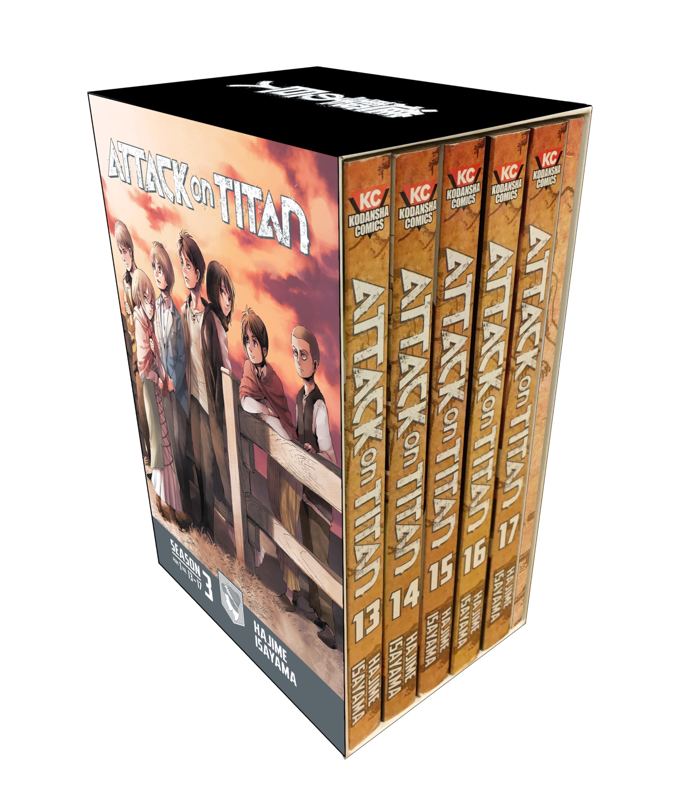 Attack on Titan Season 3 Part 1 Manga Box Set - Complete Collection with Exclusive Artbook | Perfect for Anime Fans & Collectors | Great Gift for Birthday, Christmas & Anime Conventions
