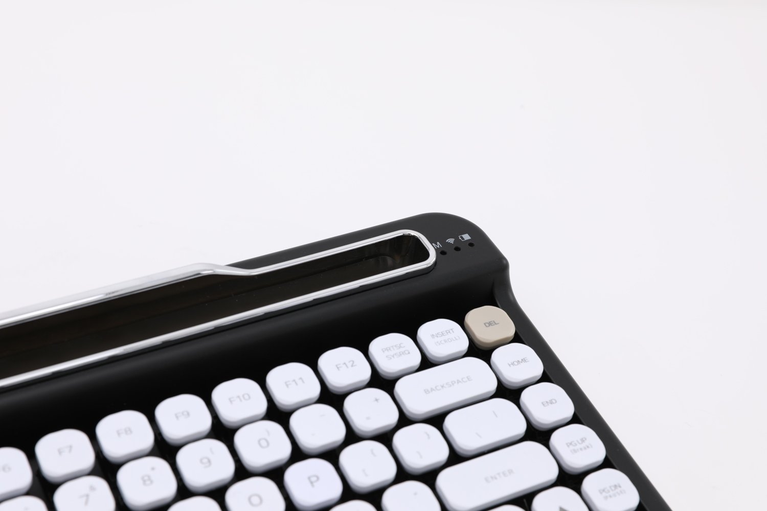 Wireless Bluetooth Mechanical Keyboard with Diamond Keycap - Cherry MX Blue Switches, Matte Black Finish | Perfect for Gaming, Office Work & Typing Enthusiasts (US Layout)