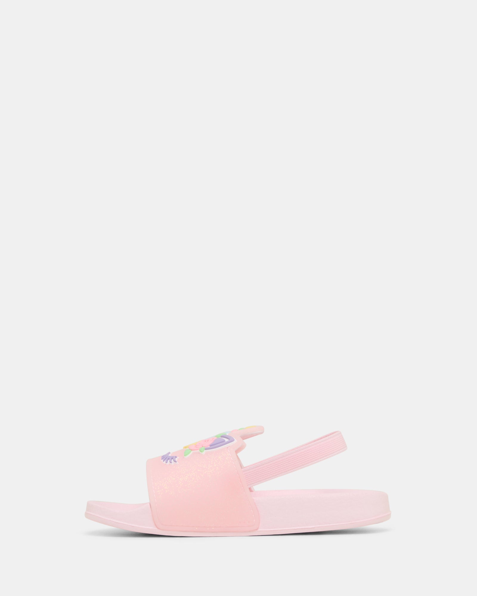 Kenna Unicorn Slide Sandals - Rainbow Glitter Comfortable Kids Girls Slippers for Indoor Outdoor Play, Pool Party, and Summer Beach Fun