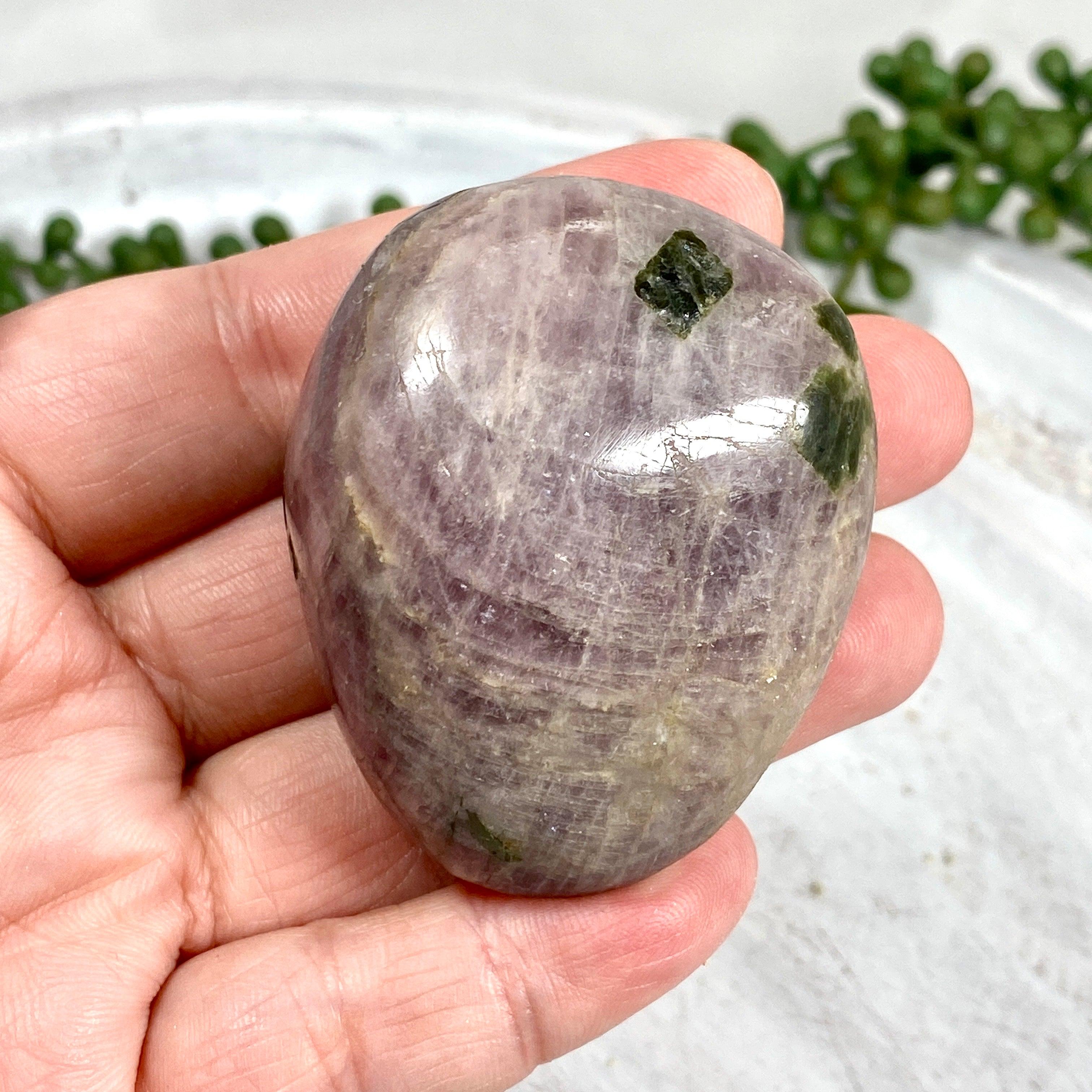 Rare Angellite Anhydrite Large Gallets with Chrome Diopside & Orange Calcite CR3490 - Natural Healing Crystals for Meditation, Reiki & Home Decor