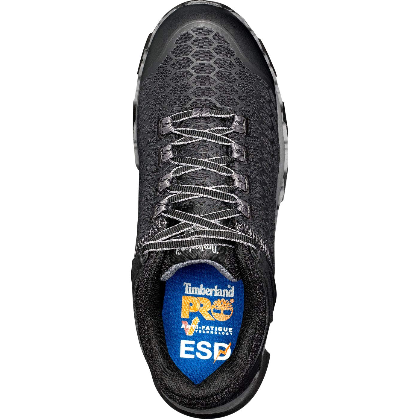 Timberland PRO Women's Powertrain Sport Alloy Safety Toe Work Shoes - Static Dissipative Industrial Athletic Footwear for Construction, Warehouse & Healthcare Professionals