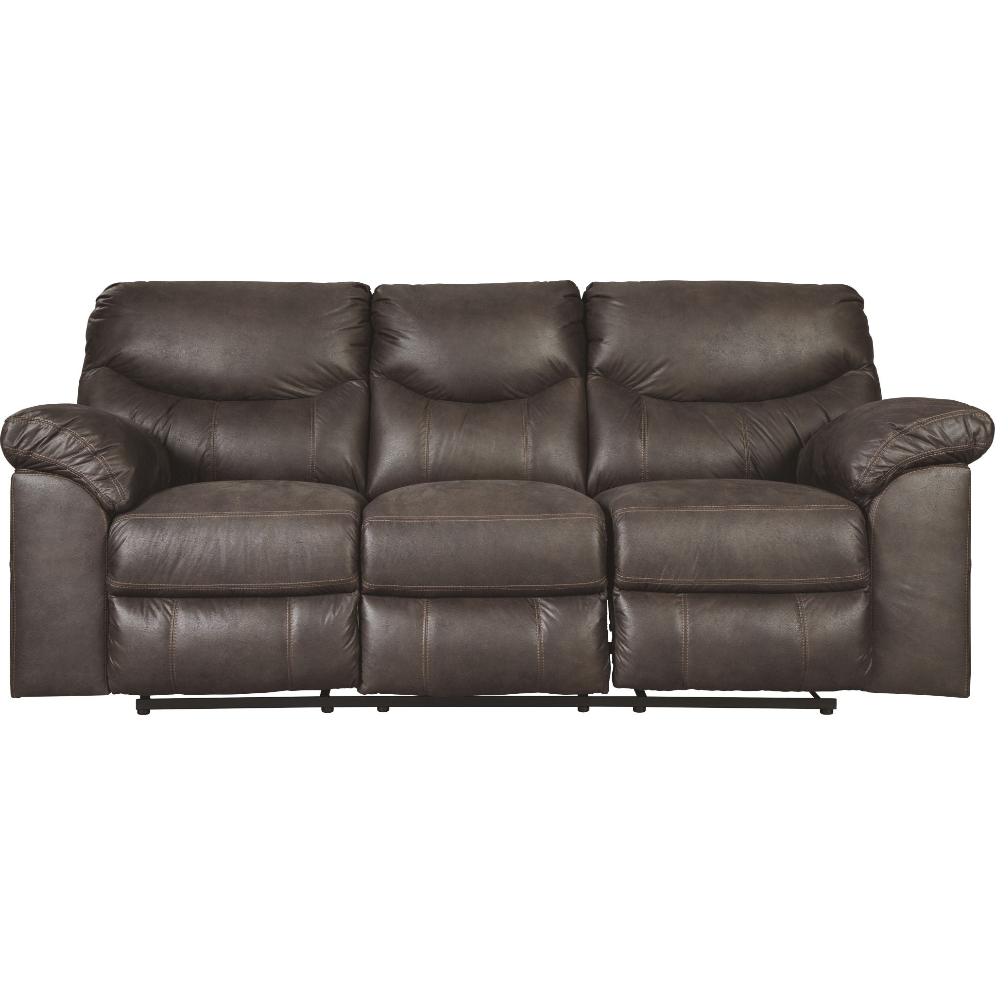 Boxberg Power Reclining Sofa with USB Ports - Modern Teak Fabric Sectional Couch for Living Room, Home Theater & Family Gatherings
