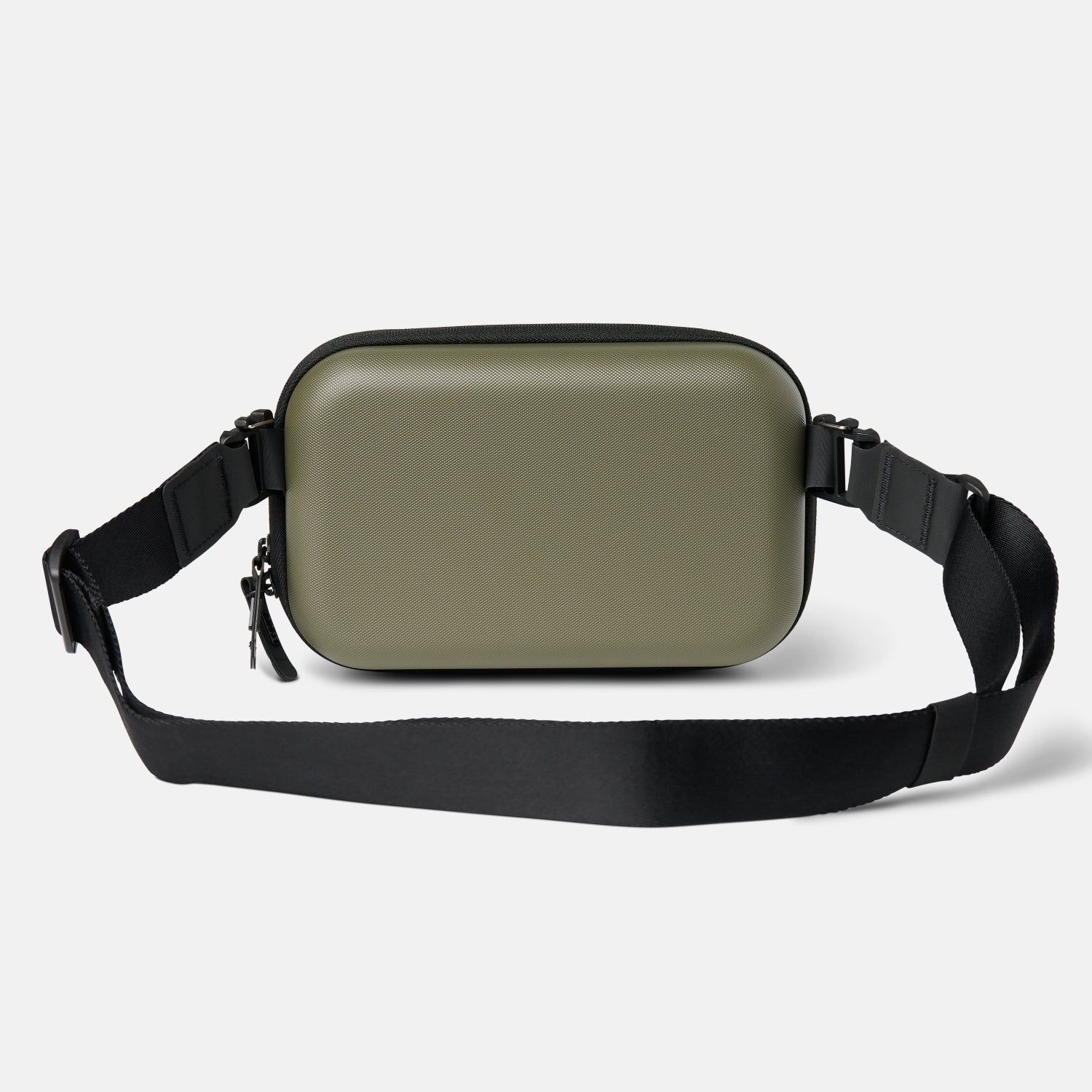 Durable Hardshell Sling Backpack - Matte Olive Green for Travel, Hiking & Everyday Use | Waterproof & Lightweight Design