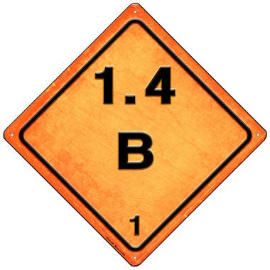 Mini Metal Crossing Sign MCX 528 - Novelty Decorative Street Sign for Home, Office & Garden Decor - Perfect for Railroad, Construction or Safety Theme Collections