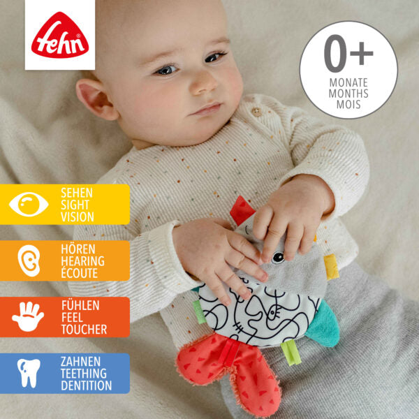 Fehn Crinkle Fish Sensory Toy for Babies & Toddlers - Soft, Noisy, and Interactive Early Learning Toy for Sensory Development & Playtime Fun