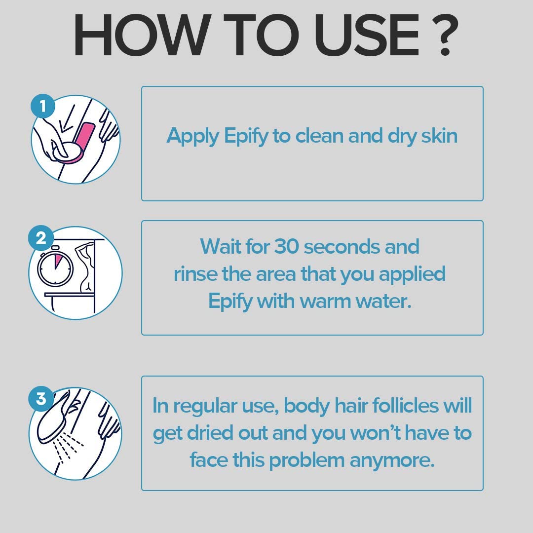 Epify Intimate Hair Removal Cream for Men & Women - Gentle & Effective Pubic, Bikini & Sensitive Area Hair Remover (6 Pack) | Painless At-Home Hair Removal for Smooth Skin | Perfect for Pre-Vacation, Swimwear & Summer Grooming