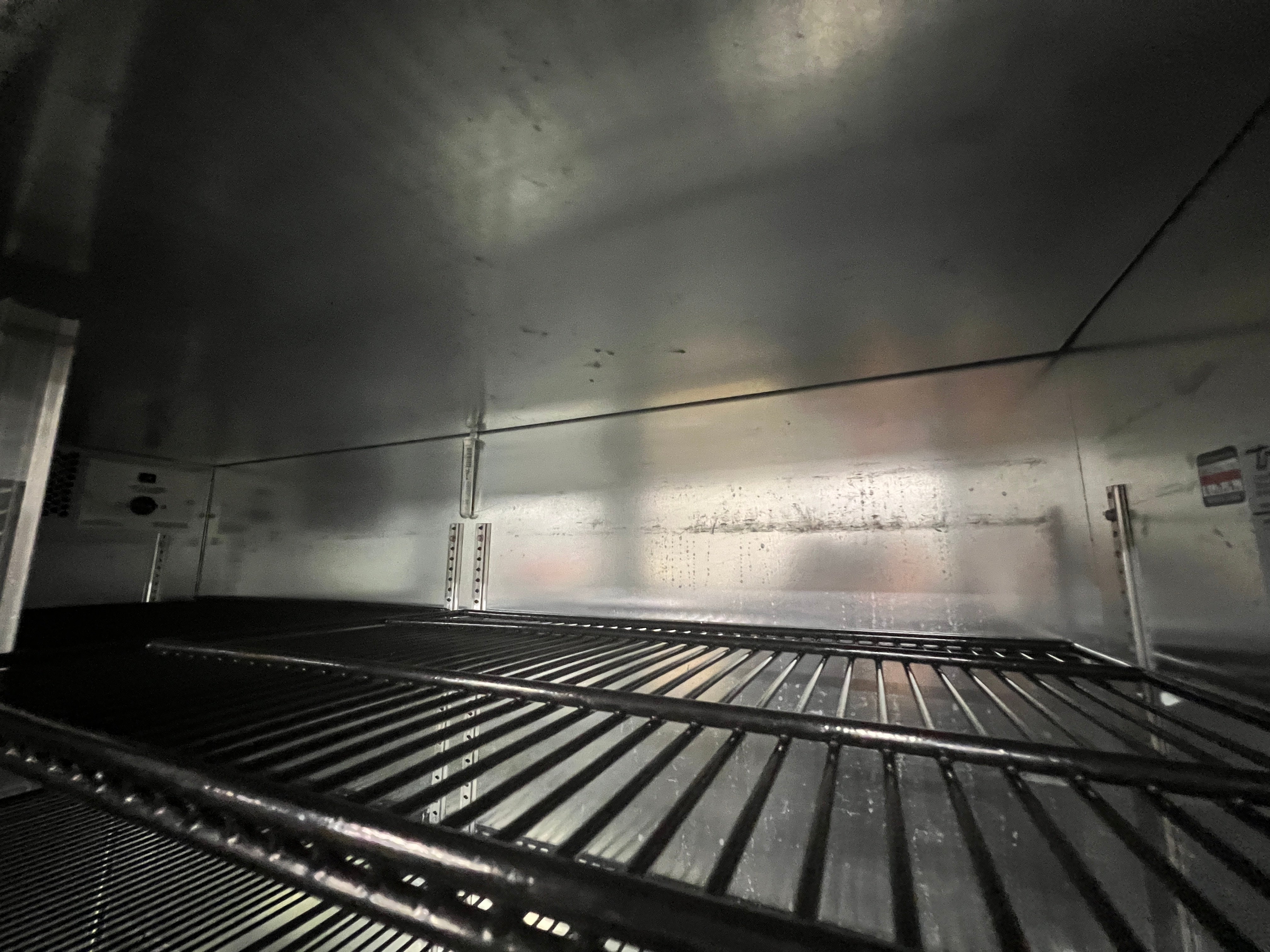 Used True TBB 24 Gallon 60G 60 Glass Door Black Back Bar Refrigerator - Perfect for Bars, Restaurants & Commercial Kitchens