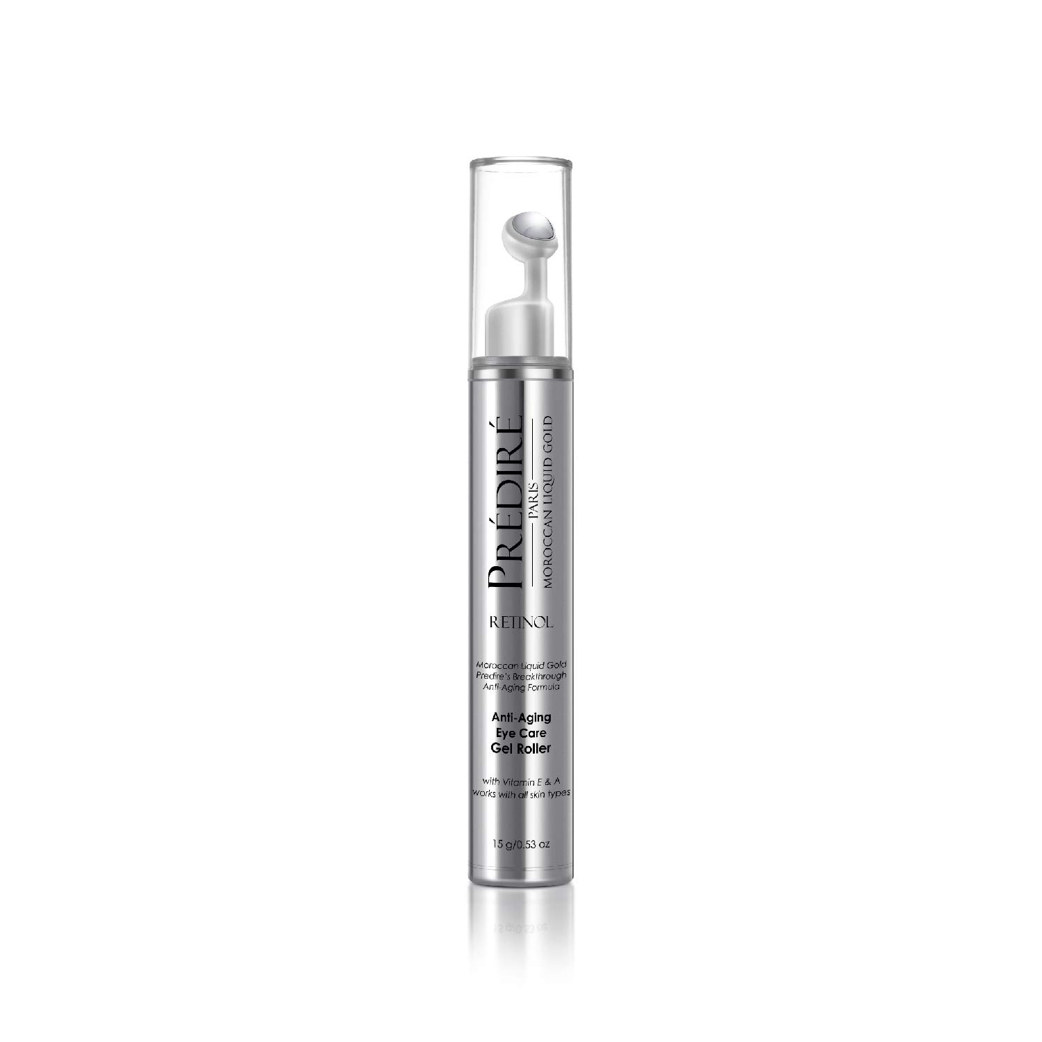 Travel Size Intensive Rapid Renewal Eye Care Anti-Aging Gel Roller - Reduces Puffiness & Dark Circles - Perfect for Overnight Recovery & Morning Refreshment