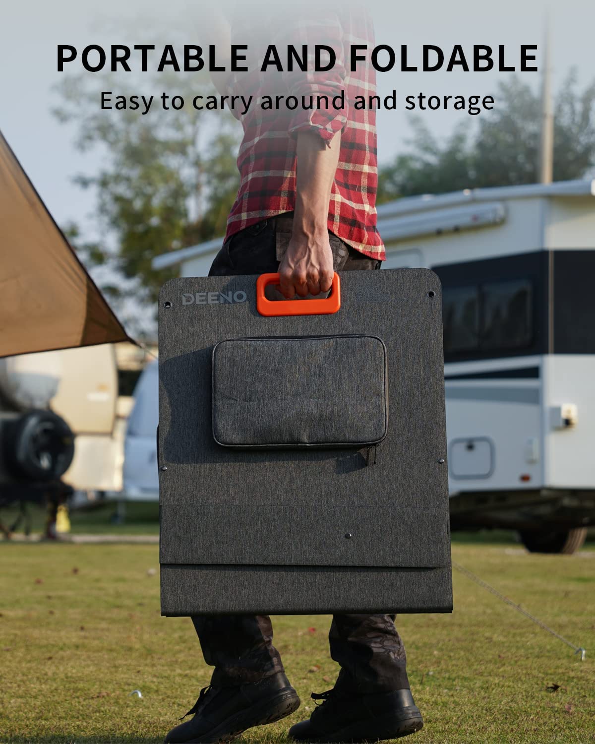 200W Portable Solar Panel for X1500 Power Station - Lightweight & Foldable for Camping, RV, and Emergency Power Backup
