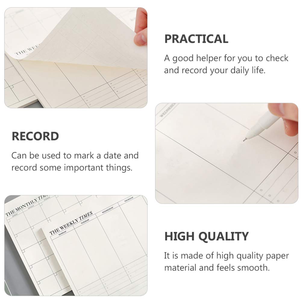 PRETYZOOM Silver Guest Book Pen - Elegant 1pc Business Planner with Simple Calendar - Perfect for Office, Wedding Sign-in, and Corporate Events
