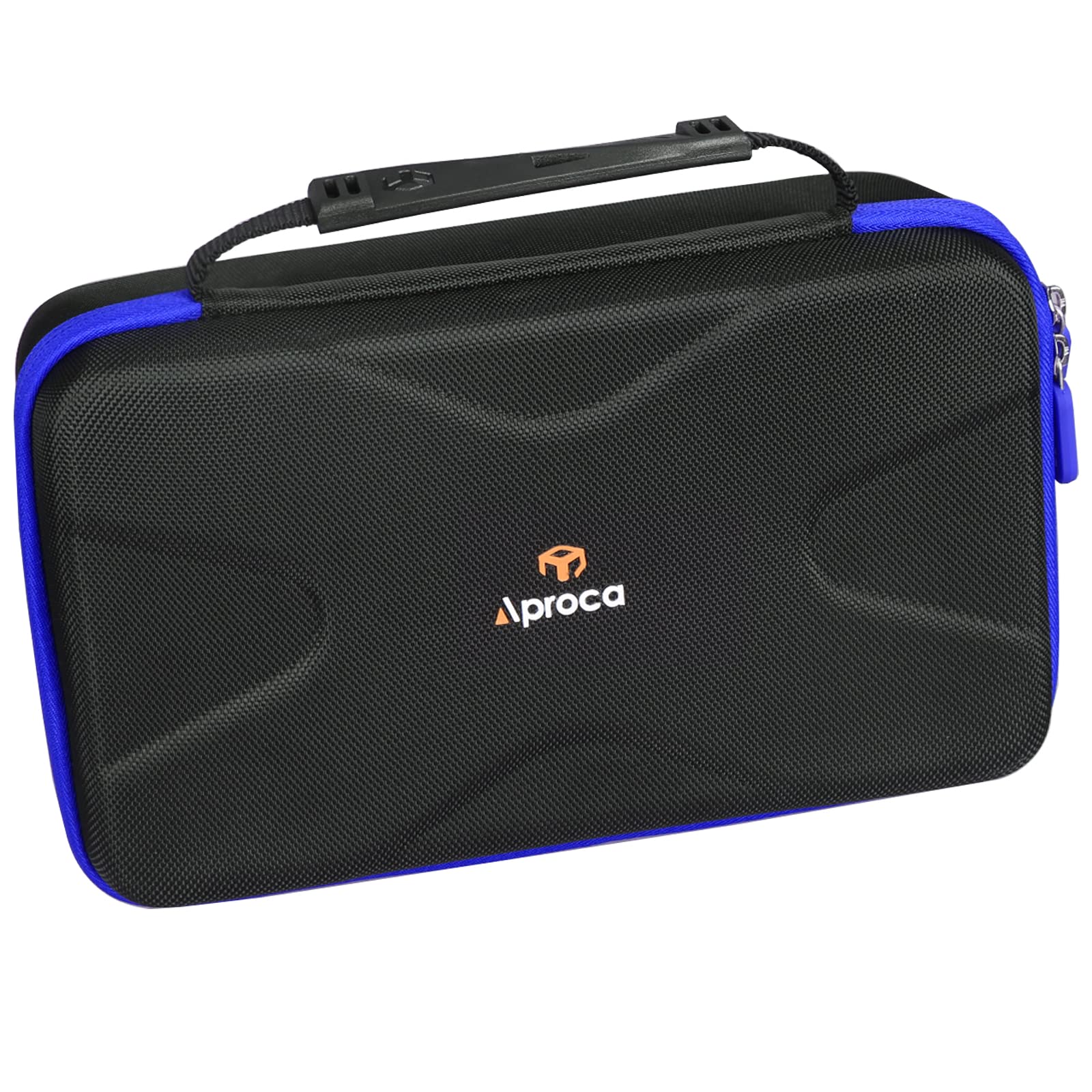 Aproca Hard Storage Travel Case for AstroAI Air Compressor Tire Inflator - Portable Air Pump Protective Carrying Bag with Blue Zipper - Perfect for Road Trips, Camping & Emergency Car Maintenance
