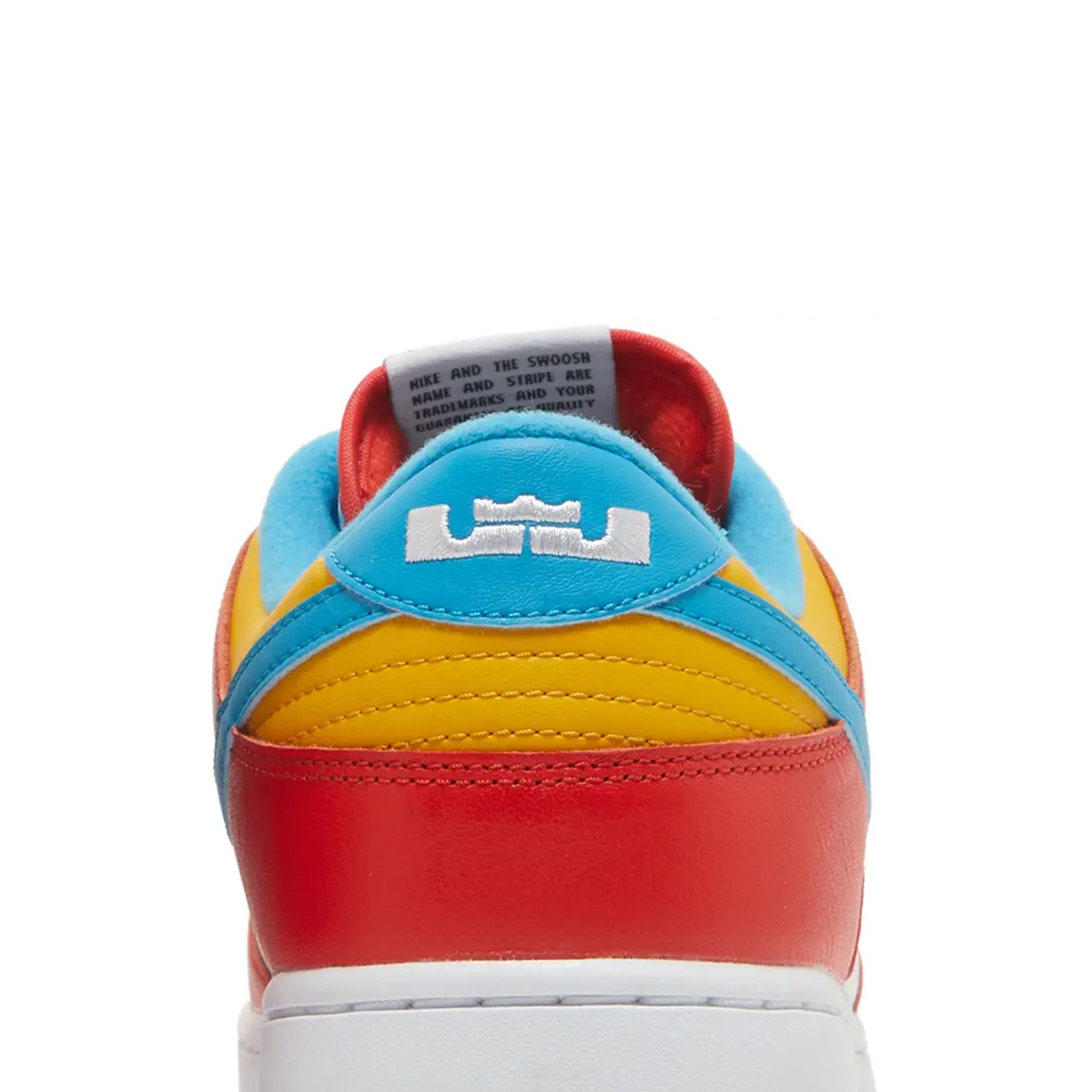 Nike Dunk Low QS x LeBron James 'Fruity Pebbles' Sneakers (2022) - Limited Edition Basketball Shoes for Casual Wear & Street Fashion