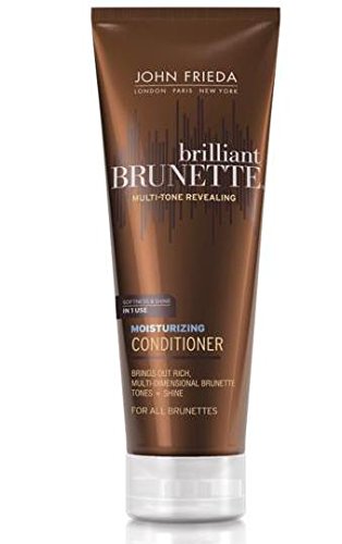 John Frieda Brilliant Brunette Shine Release Moisturizing Conditioner for All Brown Hair Shades - 8.45 oz | Hydrating & Color-Enhancing Formula for Smooth, Glossy Hair - Perfect for Daily Use & Color-Treated Hair