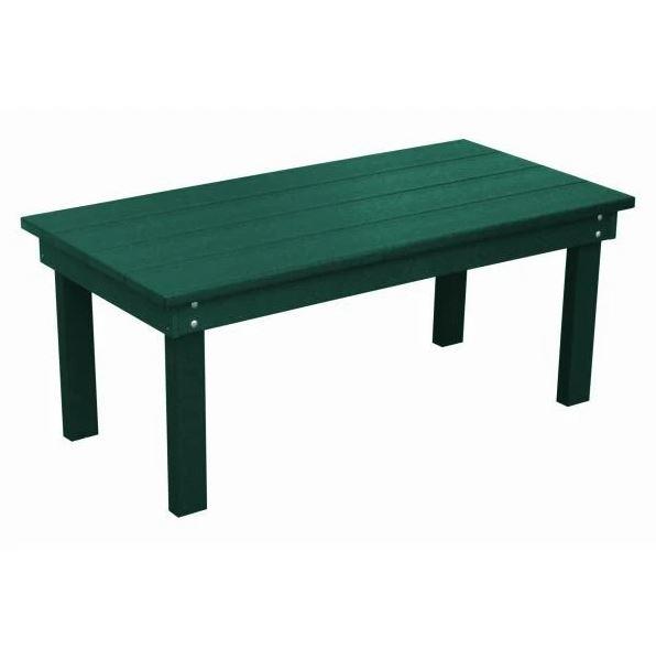 A & L Furniture Poly Hampton Coffee Table - Modern Living Room Centerpiece for Home Decor & Entertainment