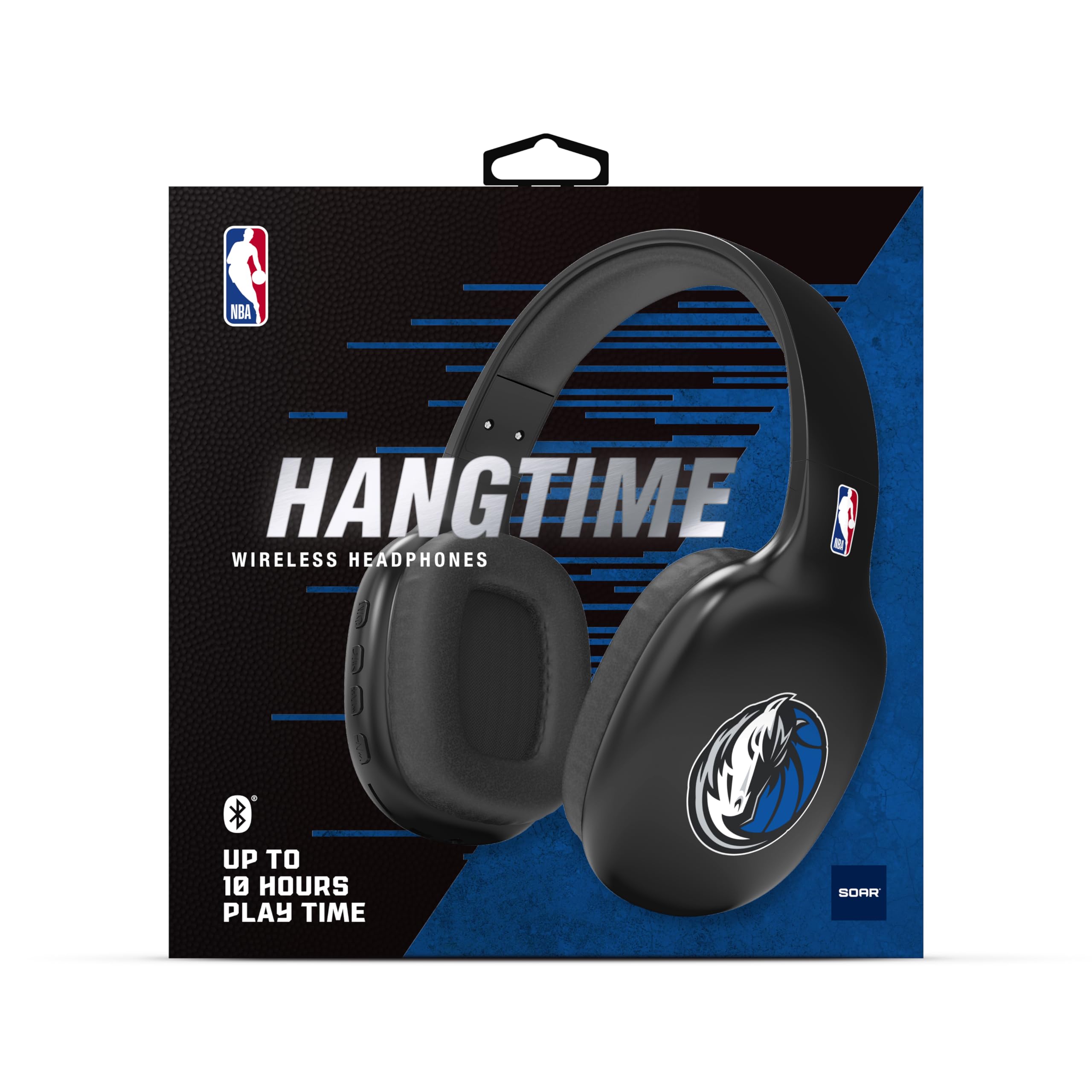 SOAR NBA Wireless Over-Ear Bluetooth Headphones with Noise Cancelling - Best for Gaming, Sports & Music - Comfortable Lightweight Design for Travel & Workouts