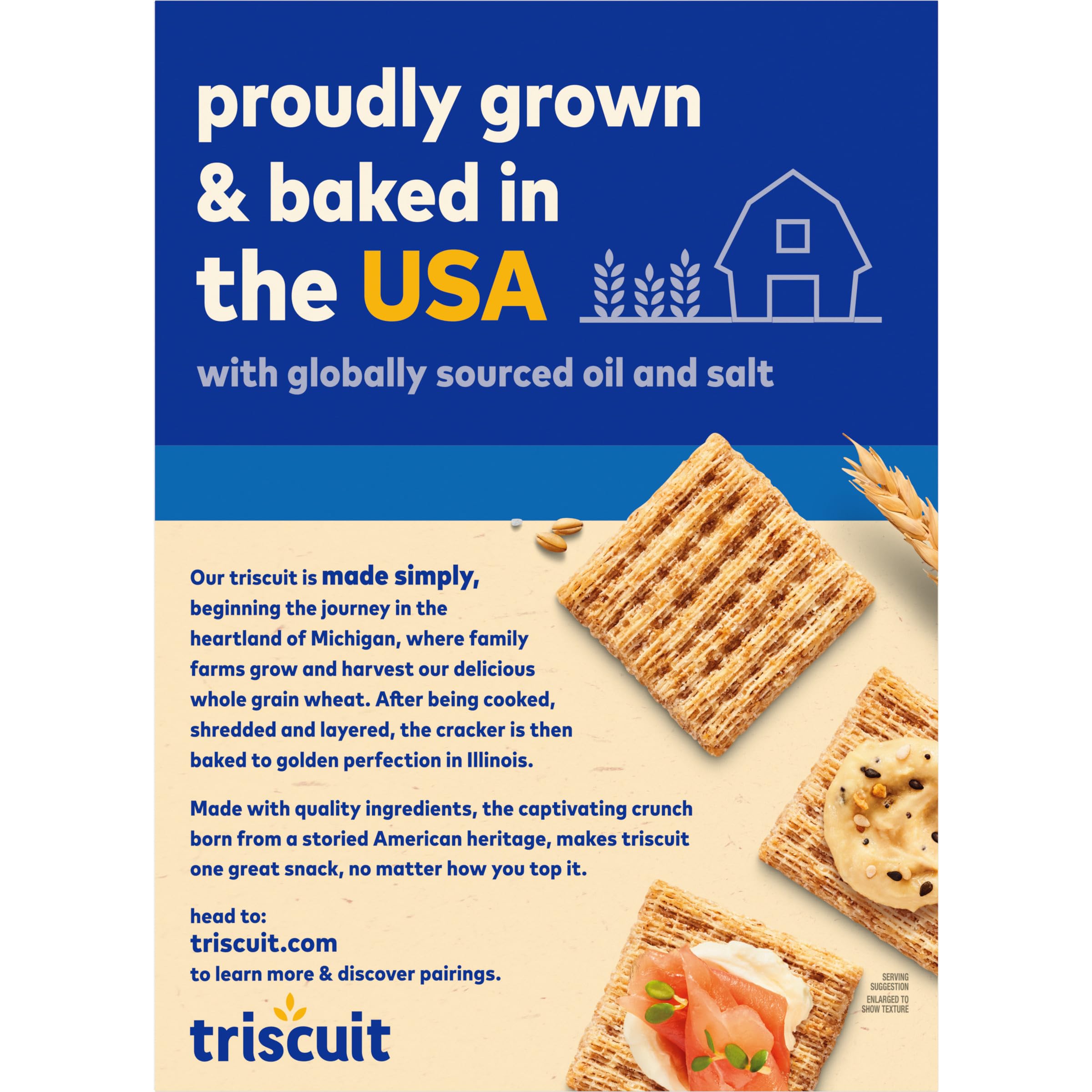 Triscuit Original Whole Grain Wheat Crackers - Vegan, Healthy Snack for Lunch & On-the-Go - Family Size 12.5 oz - Perfect for Office, School & Picnics