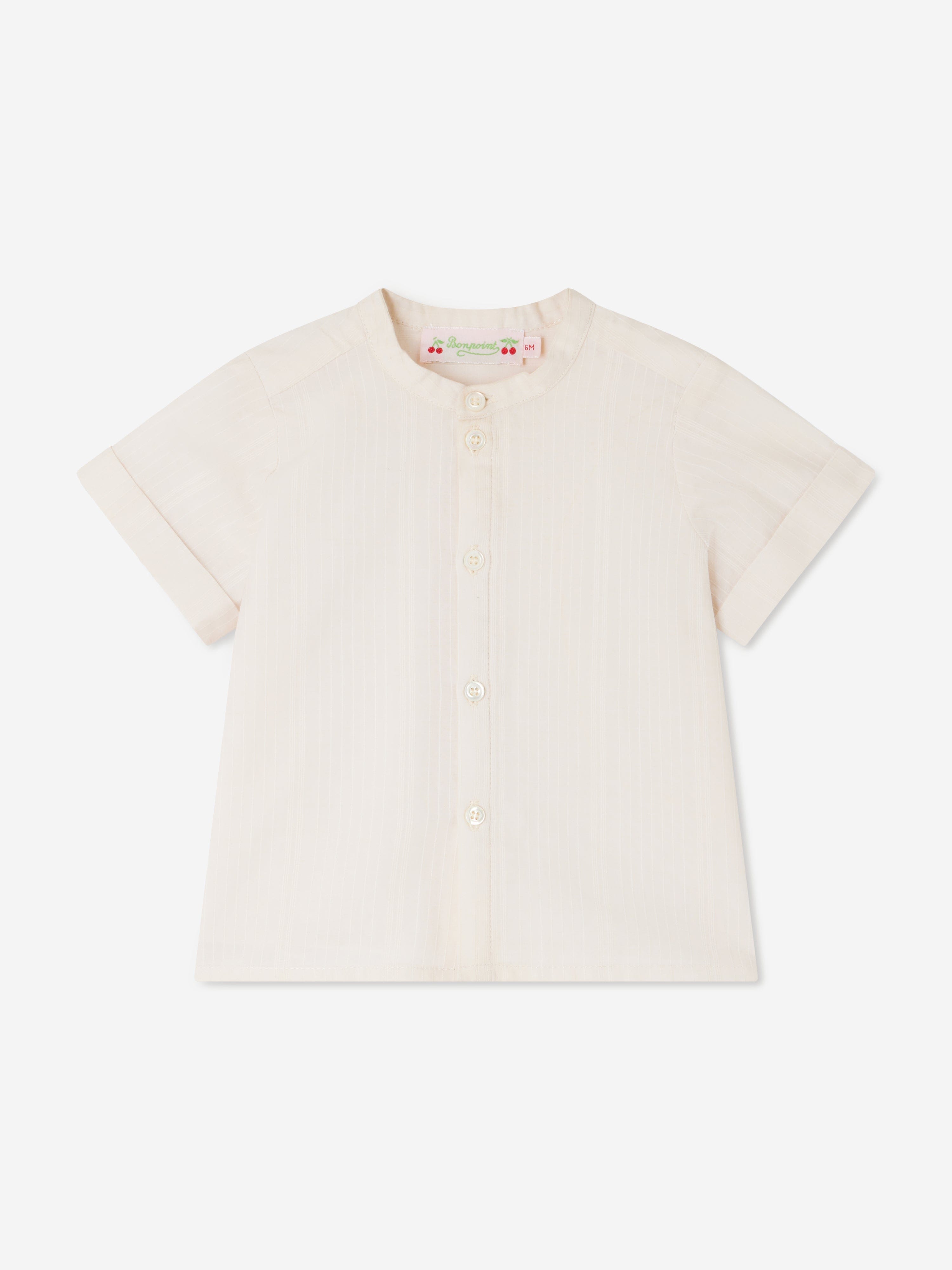 Calum Ivory Baby Boys Shirt - Stylish & Comfortable Casual Wear for Toddlers - Perfect for Playdates, Parties & Family Outings