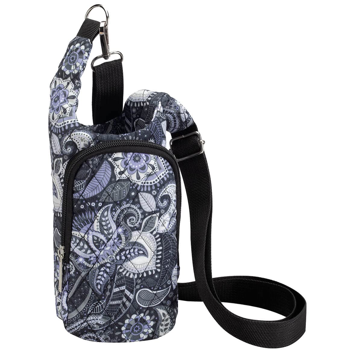 RFID Blocking Wallet with Water Bottle Holder - Anti-Theft Crossbody Bag for Travel, Gym & Daily Use