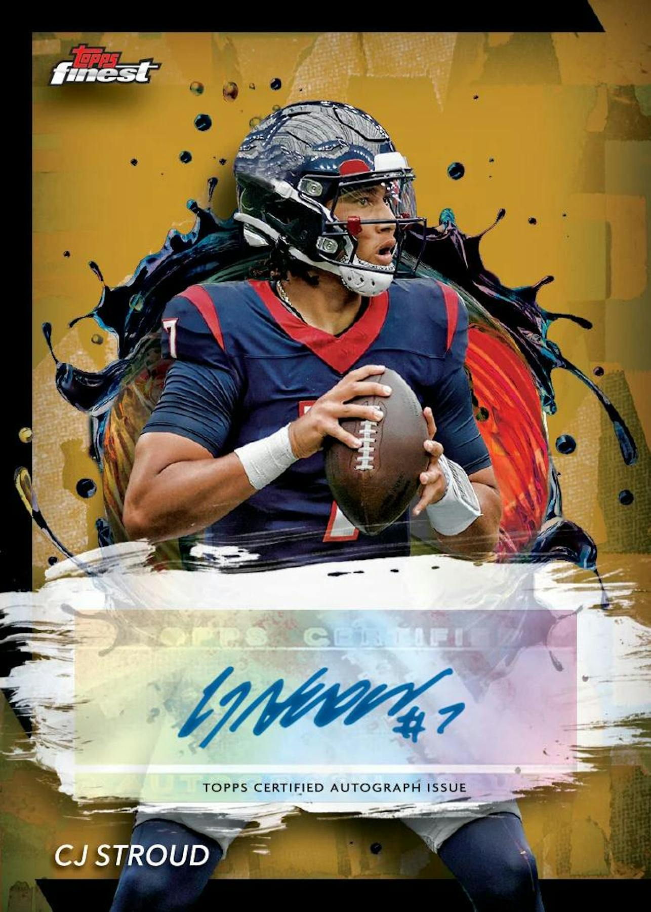 2024 Topps Finest Football Hobby Box - Premium NFL Trading Cards Collection for Collectors & Investors - Perfect for Sports Memorabilia Displays, Fantasy Football Drafts & Gift Giving