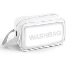 Waterproof PVC Travel Toiletry Bag for Women & Men - ARAA PAVA Zippered Cosmetic Makeup Organizer (12x22x8 inches) - Ideal for Gym, Camping, Business Trips & Daily Essentials Storage