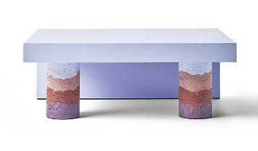 Alberoni Modern Coffee Table by CIMENTO® - Mid-Century Style Living Room Furniture for Small Spaces & Home Decor