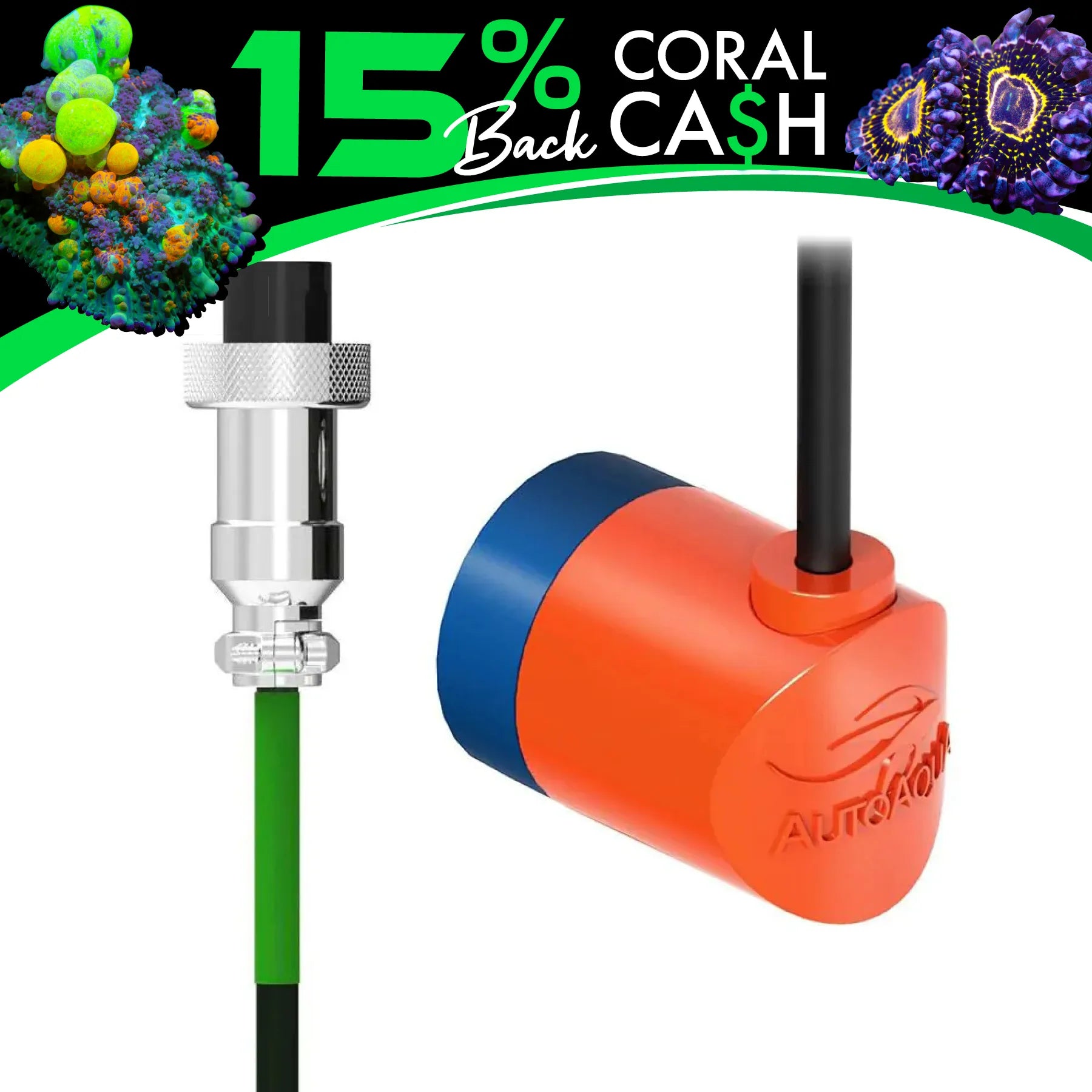 Hydros Water Temperature Sensor - High Accuracy Digital Thermometer for Aquariums, Pools, and Hydroponics | Monitor Water Quality for Fish Tanks, Swimming Pools & Garden Systems