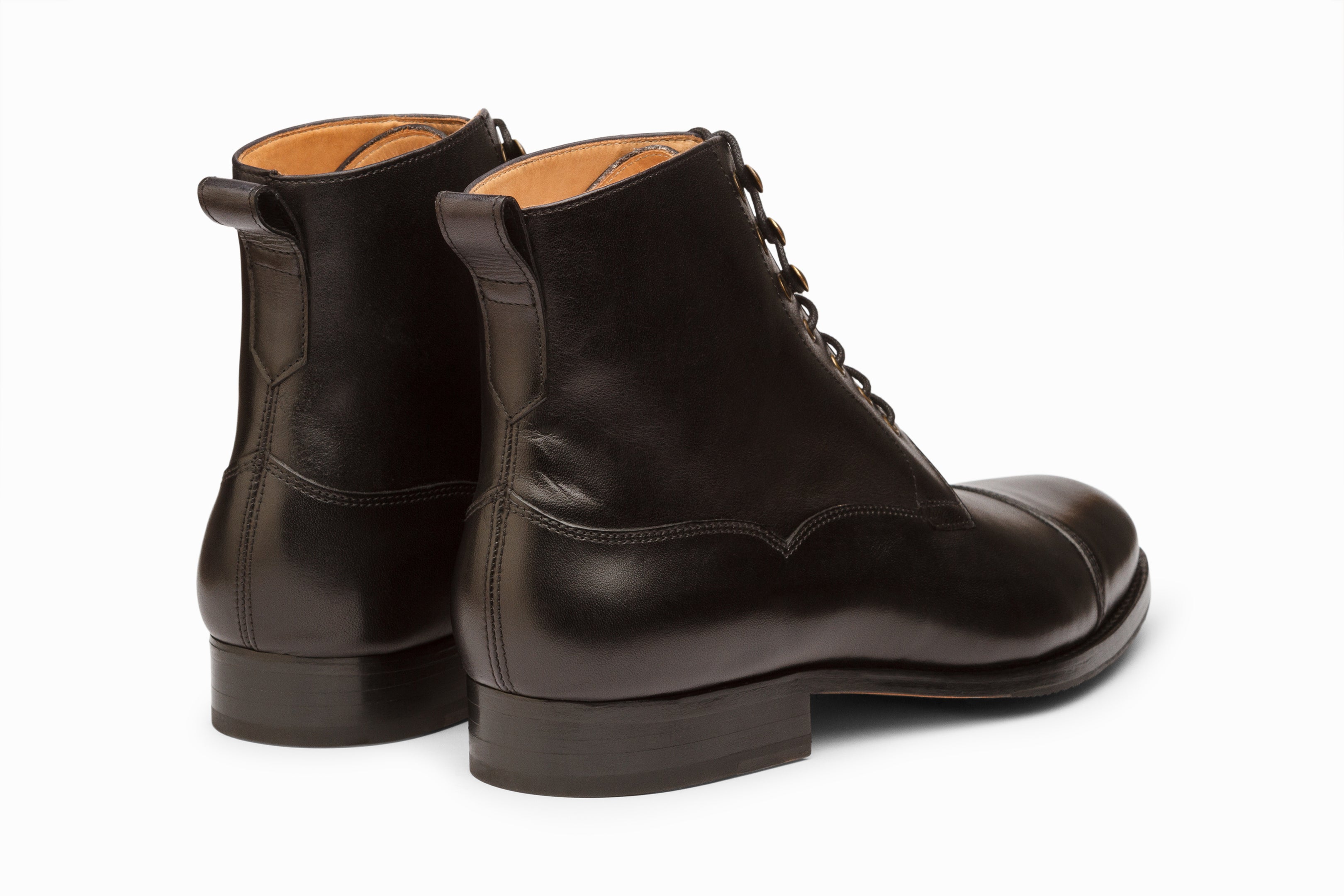 Men's Black Derby Boots - Classic Leather Ankle Boots for Casual & Formal Wear | Perfect for Office, Dating & Outdoor Activities