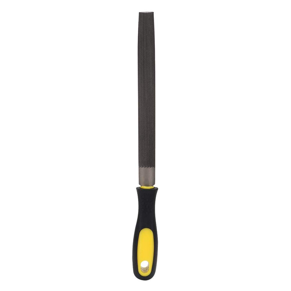 **8 Inch Semi Round Hand Rasp File Set with Rubber Grip - Coarse Metal File Tools for Woodworking, Metalworking & DIY Projects - Perfect for Shaping, Smoothing & Finishing Wood & Soft Metals**