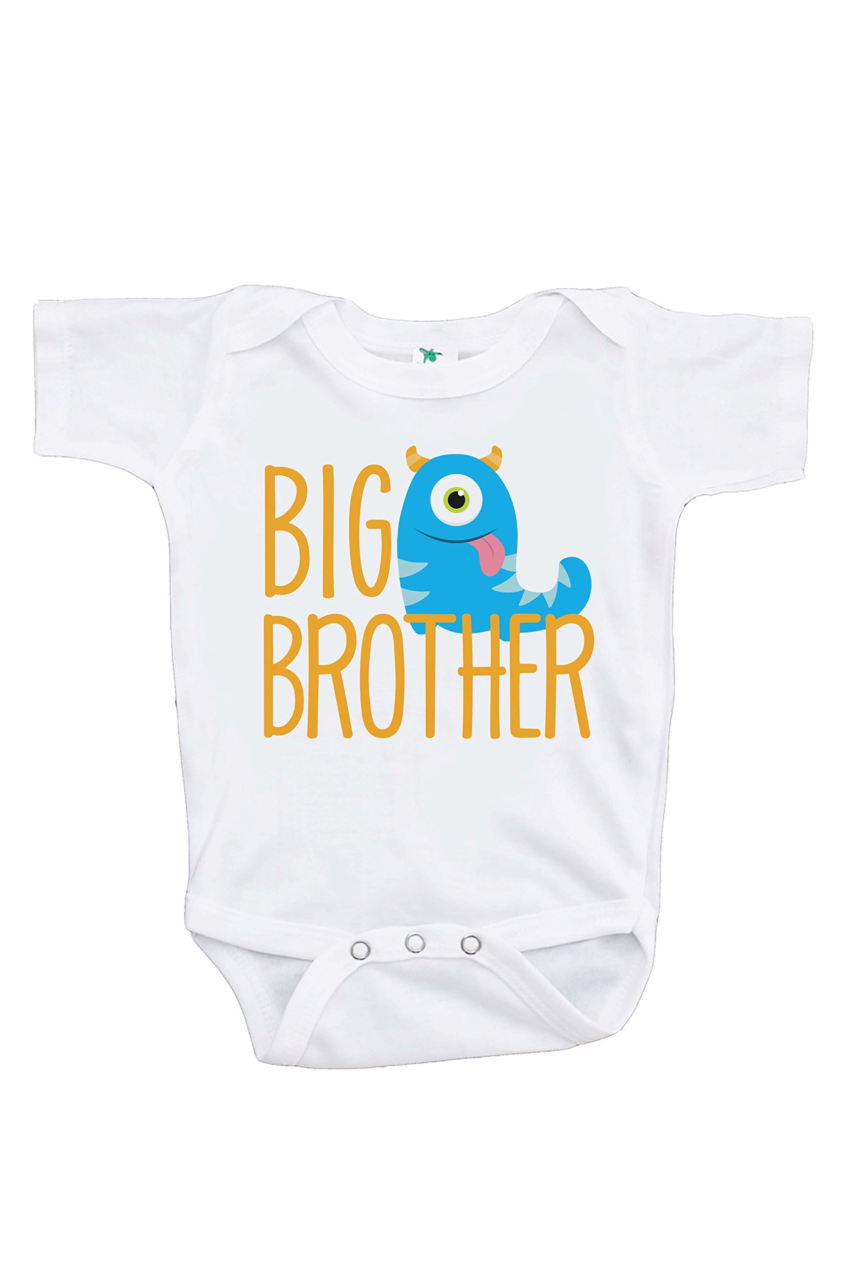 7 ate 9 Apparel Boys' Big Brother One-Piece Romper - Soft Cotton Baby Bodysuit for Newborns & Toddlers - Perfect for Sibling Photo Shoots & Family Matching Outfits