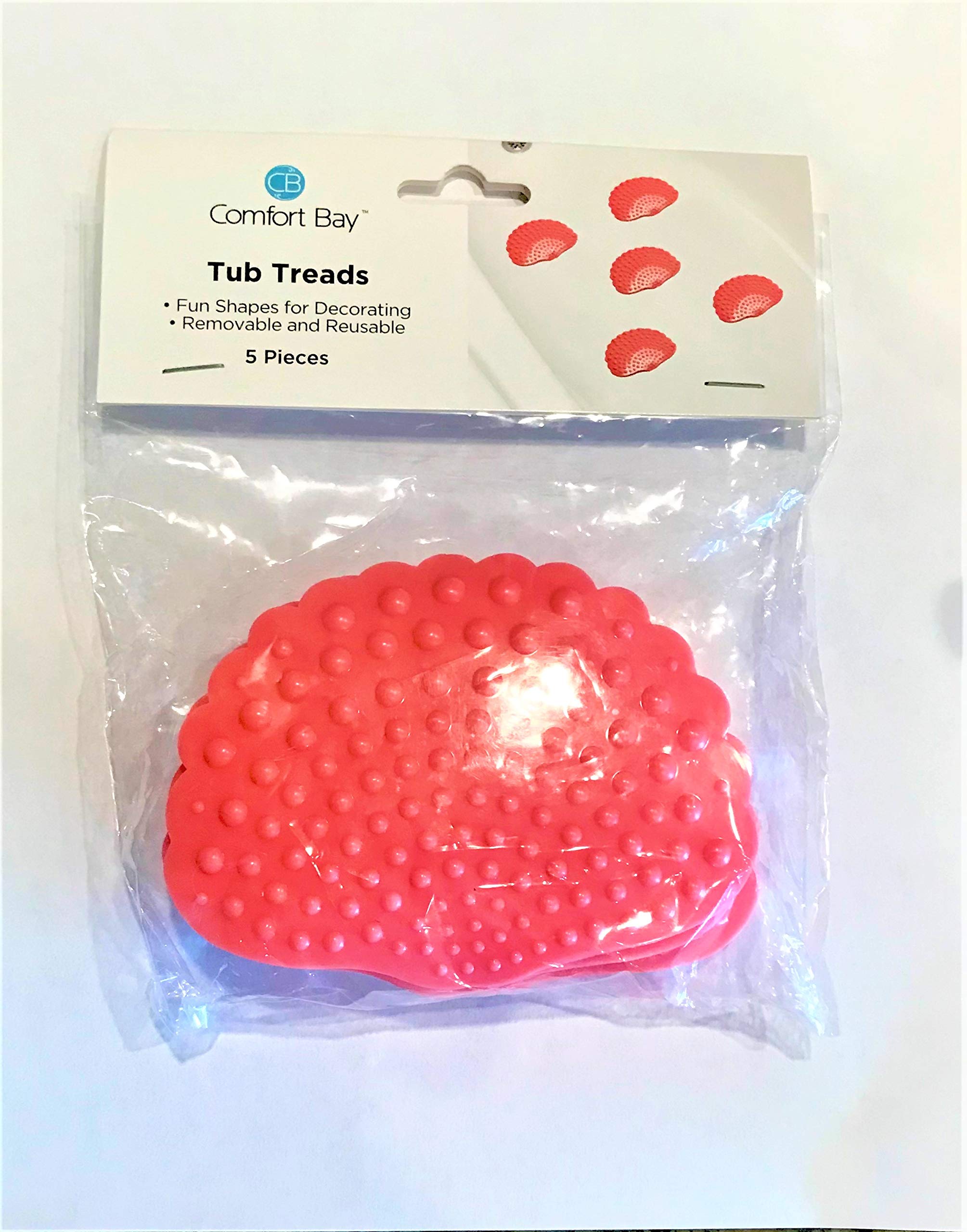 Non-Slip Bathtub Appliques with Strong Suction Cups for Safety - Perfect for Elderly, Kids & Showers - Bathroom Anti-Slip Stickers for Tubs