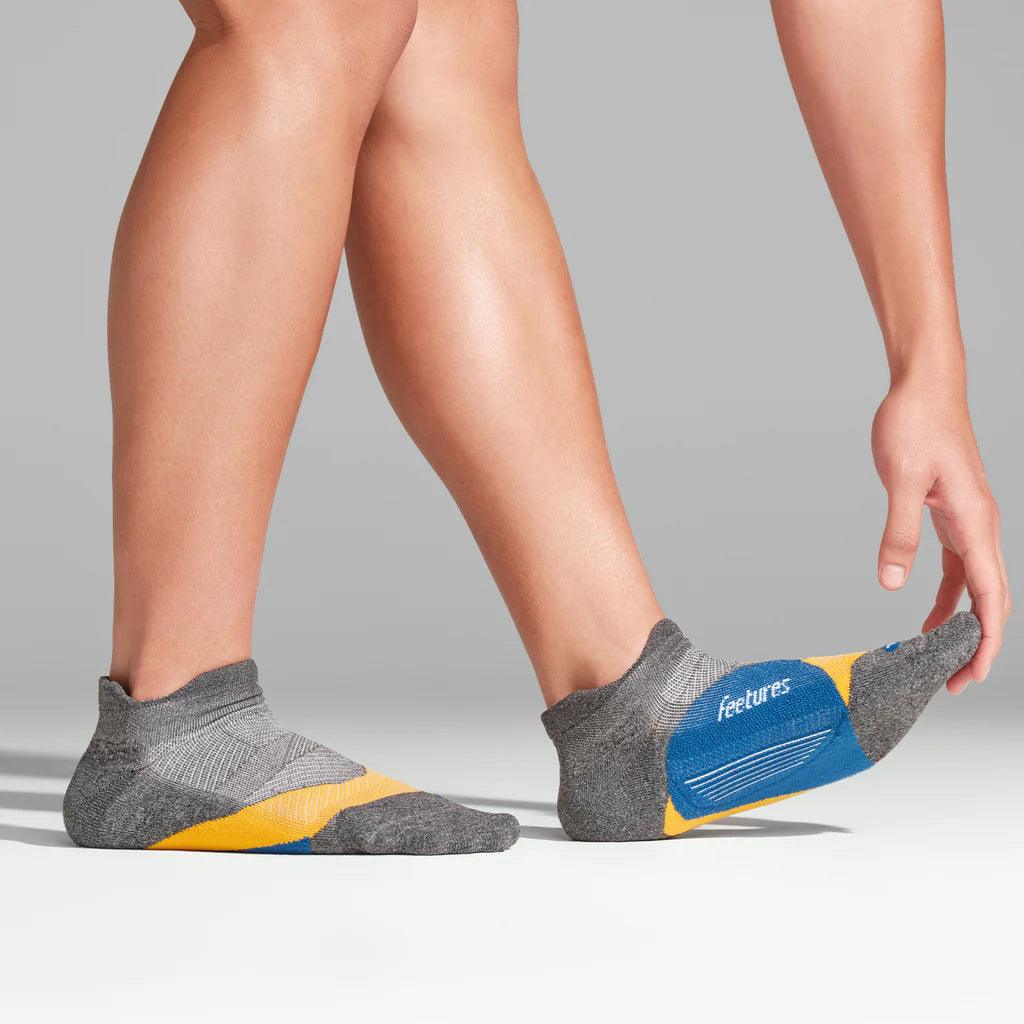 Elite Light Cushion No Show Tab Socks for Women & Men - Breathable Invisible Low Cut Athletic Socks for Running, Tennis, Gym & Casual Wear