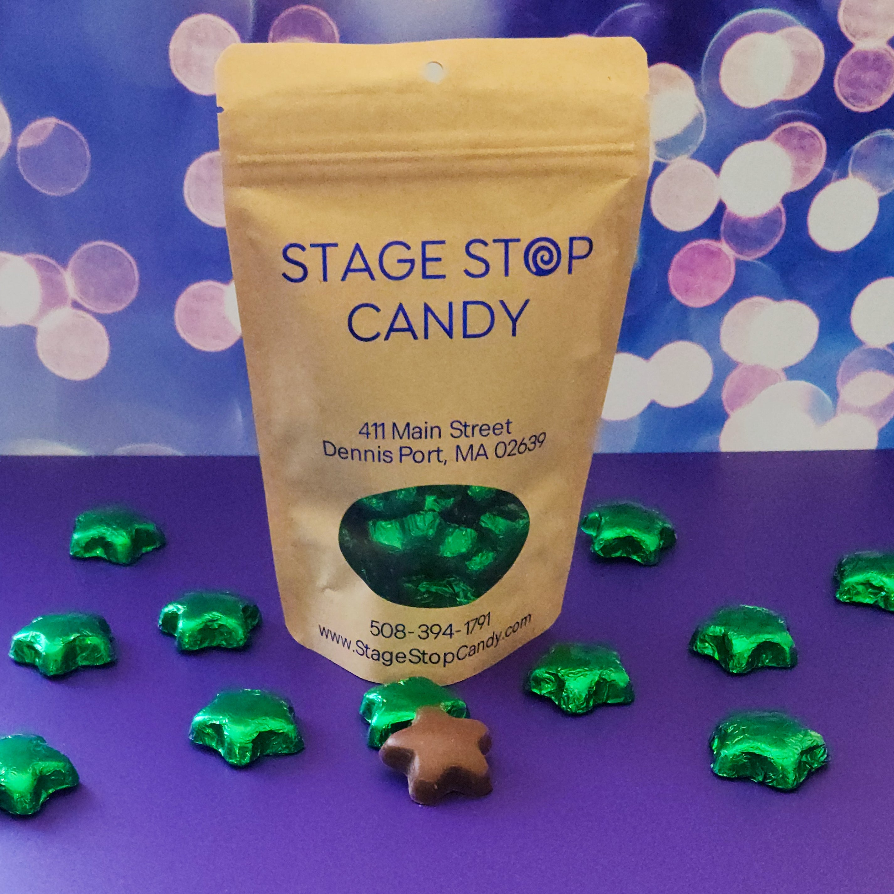 Premium Foiled Chocolate Stars - Gourmet Dark Chocolate Treats for Baking, Desserts & Holiday Gifts | Party Favors, Wedding Decorations & Sweet Toppings