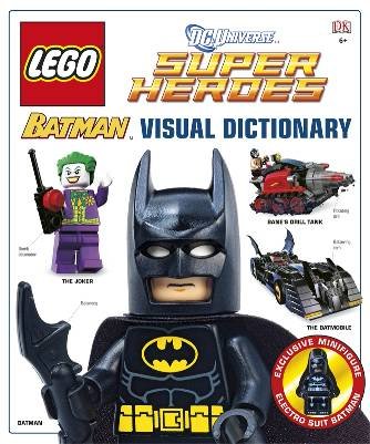 LEGO Batman Visual Dictionary with Exclusive Minifigure - Official LEGO® Batman Collectible Book for Kids & Adults - Perfect for Gifts, Collectors, and Superhero Fans