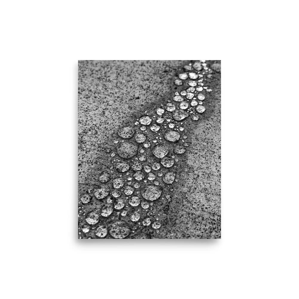 Premium Glossy Photo Paper Poster - High-Quality Concrete River Wall Art for Home & Office Decor | Perfect for Living Room, Bedroom, or Gallery Display