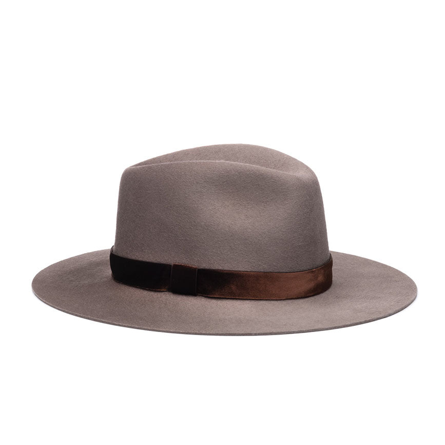 Stylish Georgina Wool Felt Fedora Hat for Women - Classic Wide Brim Winter Fashion Accessory - Perfect for Outdoor Events, Travel & Everyday Wear