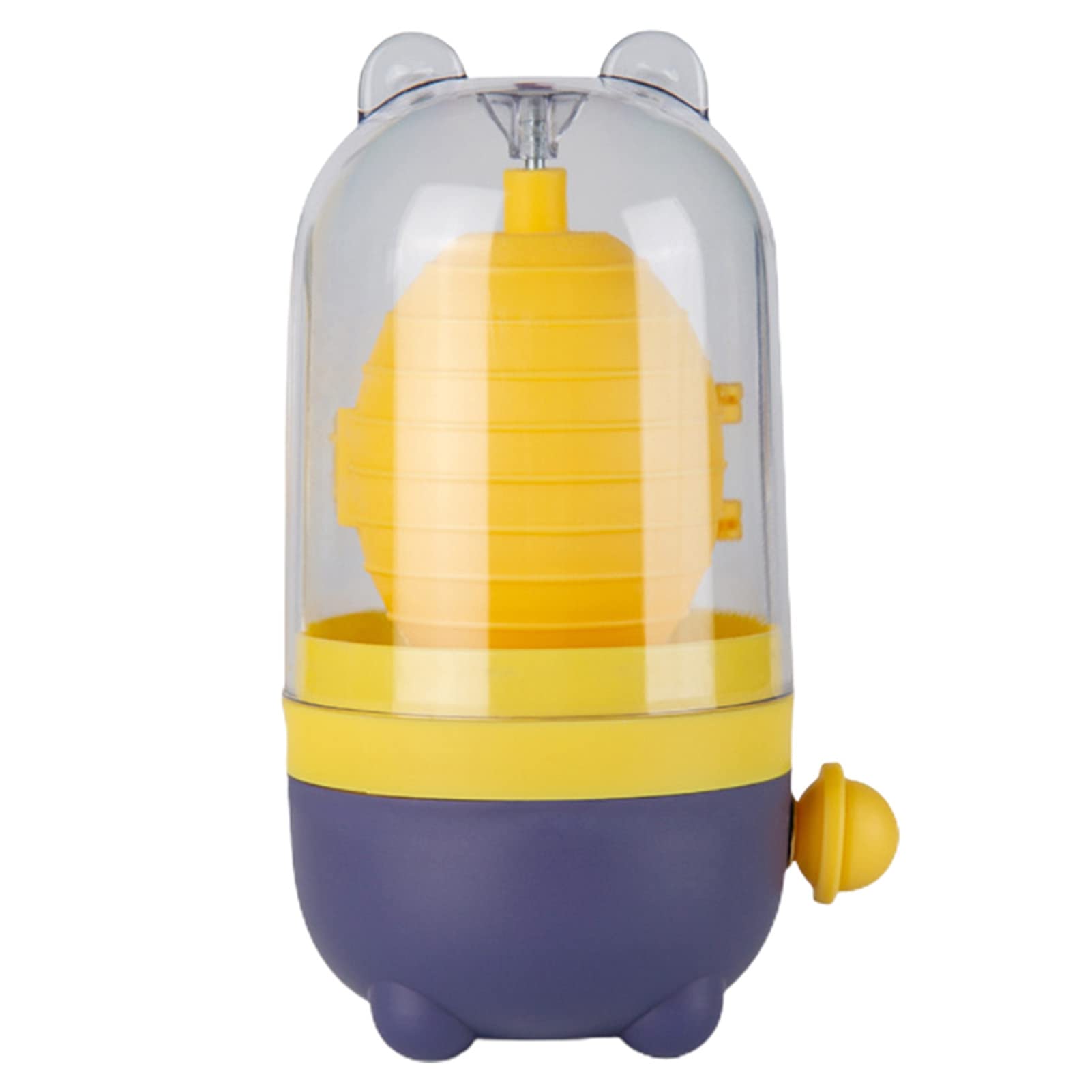 ABS Egg Shaker - Manual Egg Puller for Easy Yolk Mixing, Convenient PP Egg Mixer for Baking & Cooking, Yellow Home Kitchen Decor Tool