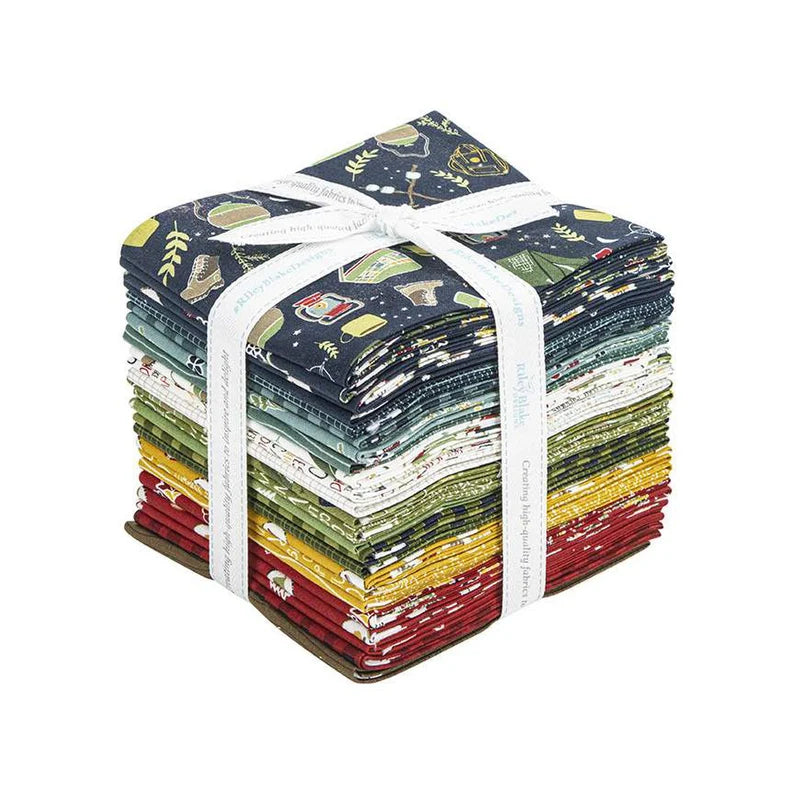 Premium Cotton Fabric Fat Quarter Bundle - Love You S'more Pattern for Quilting, Sewing & DIY Crafts | Perfect for Quilts, Apparel & Home Decor Projects
