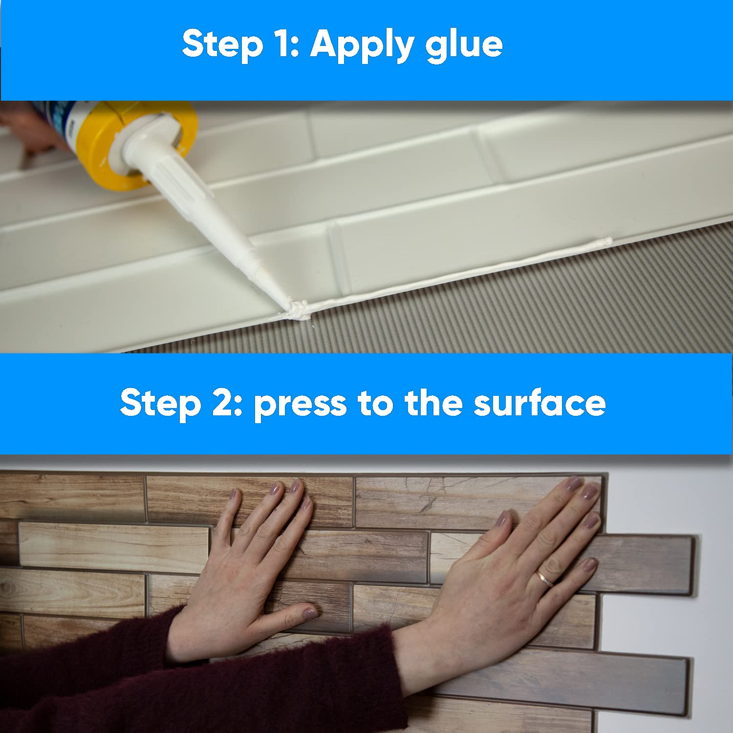 3D Wall Panels for Home & Office Decor - Wood Nut Style PVC Wall Covering (10 Pack, Covers 51 sq ft) | Modern Interior Design for Living Room, Bedroom & Workspace