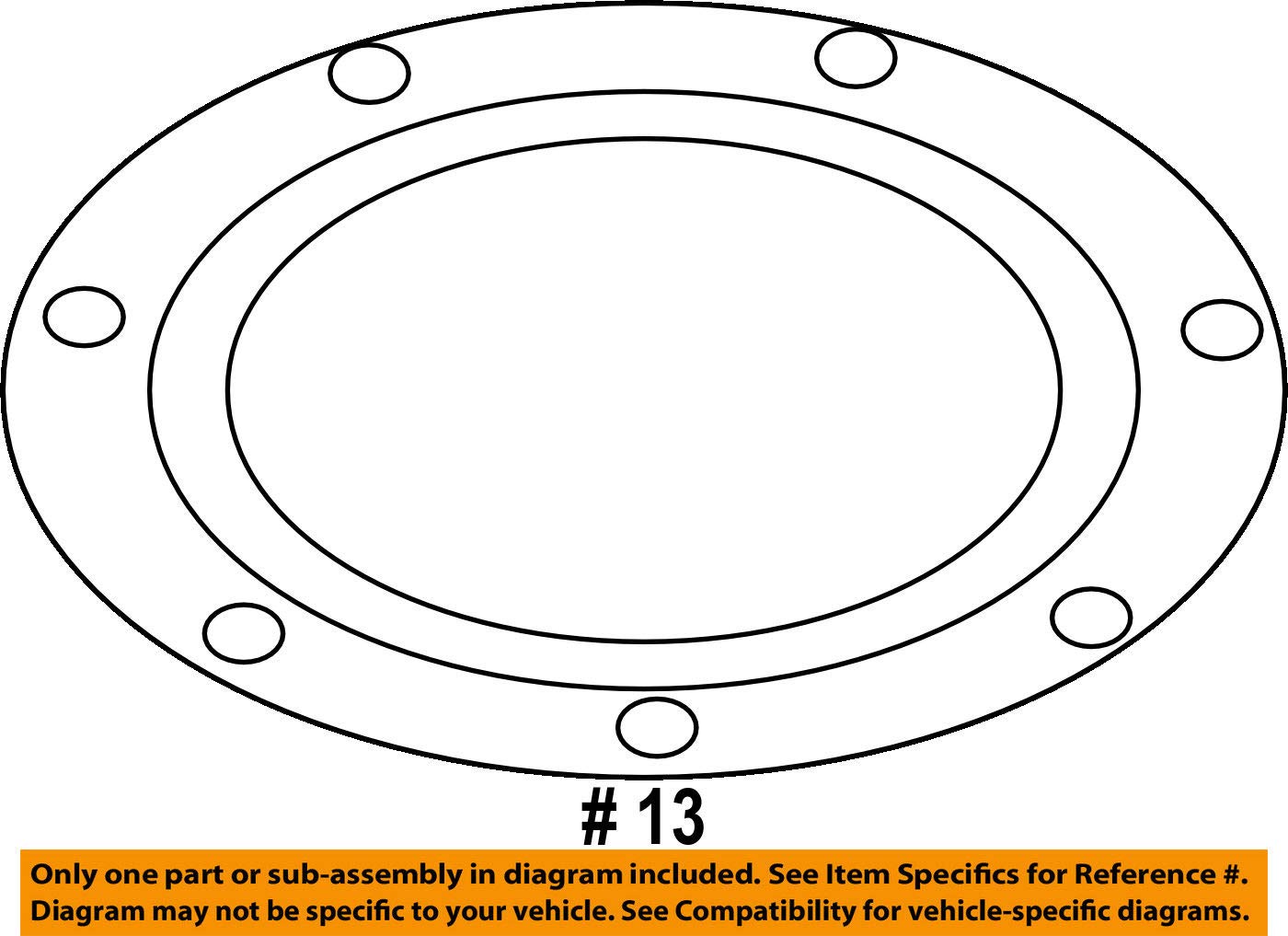 Genuine Subaru 42025AG050 Fuel Tank O-Ring Seal Replacement Part - Perfect for Subaru Forester, Outback, Legacy & Impreza Fuel System Repair