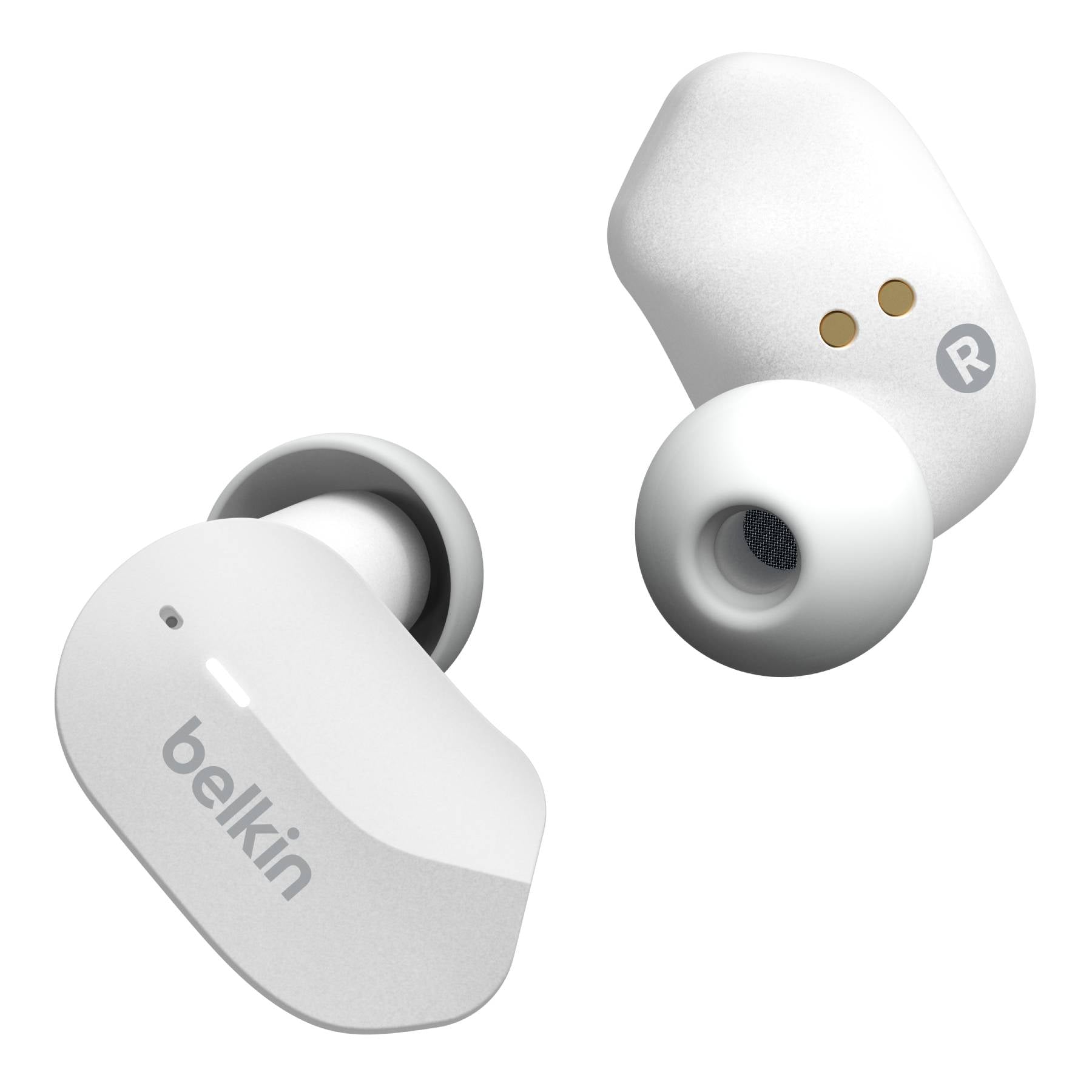 Belkin SoundForm True Wireless Earbuds - Bluetooth 5.0 Headphones with Mic, IPX5 Waterproof, 24H Battery Life for Running, Workouts & Commuting