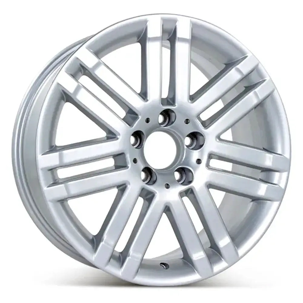 17 Inch Silver Replica Front Wheel Rim for Mercedes C300 - Direct Replacement (Part #65522) | Perfect for Upgrades, Repairs & Custom Builds
